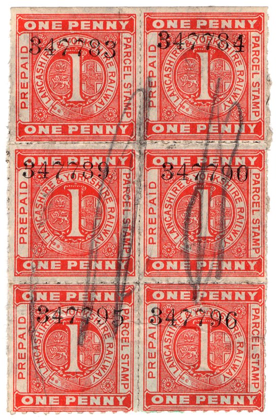 (I.B) Lancashire & Yorkshire Railway : Parcels 6d