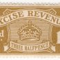 (I.B) Excise Revenue : 1½d Bistre (1916)