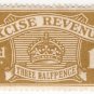 (I.B) Excise Revenue : 1&Acirc;&frac12;d Bistre (1916)