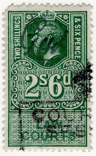 (I.B) George V Revenue : Law Courts (Scotland) 2/6d