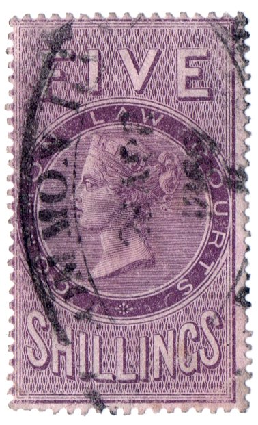 (I.B) QV Revenue : Common Law Courts 5/-