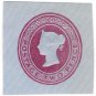 (I.B) QV Postal : Embossed Die 2d (undated)