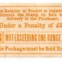 (I.B) QV Revenue : Cavendish Tobacco Duty (not exceeding 1oz)