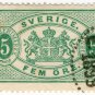 (I.B) Sweden Revenue : Service Stamp 5 Öre
