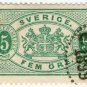 (I.B) Sweden Revenue : Service Stamp 5 Öre