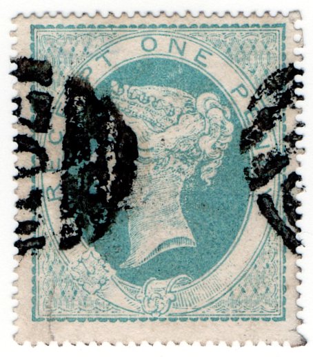 (I.B) QV Revenue : Receipt 1d (SG F1/F2) Shepton Mallet (duplex cancel)