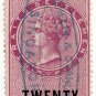 (I.B) Straits Settlements Revenue : Duty Stamp 20c