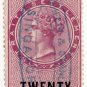 (I.B) Straits Settlements Revenue : Duty Stamp 20c