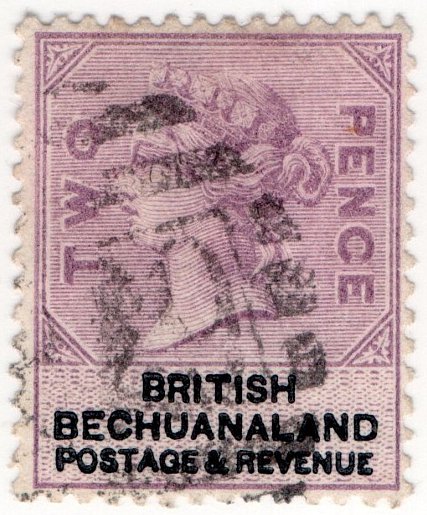 (I.B) British Bechuanaland Revenue : Duty 2d (postal)