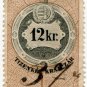 (I.B) Austria/Hungary Revenue : Stempelmarke 12 Kr