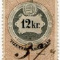 (I.B) Austria/Hungary Revenue : Stempelmarke 12 Kr