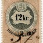 (I.B) Austria/Hungary Revenue : Stempelmarke 12 Kr