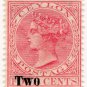 (I.B) Ceylon Postal : Two on 4c Pink OP