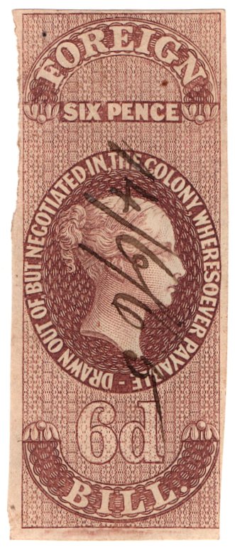 (I.B) Ceylon Revenue : Foreign Bill 6d