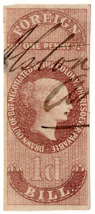 (I.B) Ceylon Revenue : Foreign Bill 1d