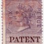 (I.B) QV Revenue : Patent Office 6d (inverted watermark)