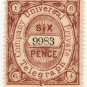 (I.B) Universal Telegraph Company : 6d Brown & Black