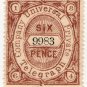 (I.B) Universal Telegraph Company : 6d Brown & Black