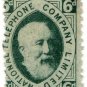 (I.B) National Telephone Company : 6d Dull Green