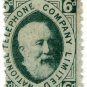 (I.B) National Telephone Company : 6d Dull Green