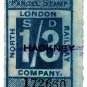 (I.B) North London Railway : Parcel 1/3d (Hackney)