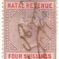 (I.B) Natal Revenue : Duty Stamp 4/-