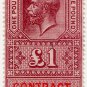 (I.B) George V Revenue : Contract Note &Acirc;&pound;1