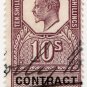 (I.B) Edward VII Revenue : Contract Note 10/-