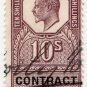 (I.B) Edward VII Revenue : Contract Note 10/-