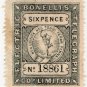 (I.B) Bonelli's Electric Telegraph Company 6d