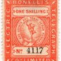 (I.B) Bonelli's Electric Telegraph Company 1/-