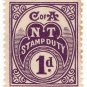 (I.B) Australia - Northern Territory : Stamp Duty 1d