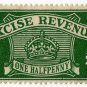 (I.B) Excise Revenue : ½d Green (1934)