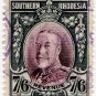 (I.B) Southern Rhodesia Revenue : Duty Stamp 7/6d