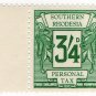 (I.B) Southern Rhodesia Revenue : Personal Tax 3/4d