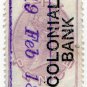 (I.B) QV Revenue : Foreign Bill 6d (Colonial Bank pre-cancel)