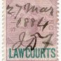 (I.B) QV Revenue : Law Courts (Scotland) 6d (inverted watermark)