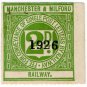 (I.B) Manchester & Milford Railway : Letter Stamp 2d