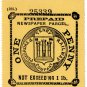 (I.B) Pembroke & Tenby Railway : Newspaper 1d (print error)