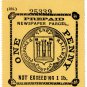 (I.B) Pembroke & Tenby Railway : Newspaper 1d (print error)