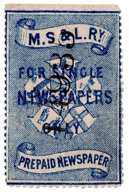 (I.B) Manchester, Sheffield & Lincolnshire Railway : Single Newspaper
