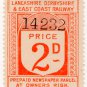 (I.B) Lancashire Derbyshire & East Coast Railway : Newspapers 2d