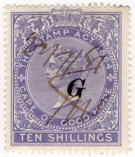 (I.B) Griqualand West Revenue : Duty 10/-