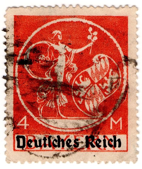 (I.B) Germany Revenue : Deutsches Reich on Bavaria 4m OP