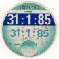 (I.B) GB Revenue : Car Tax Disc (Jaguar 1985)