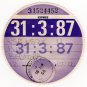 (I.B) GB Revenue : Car Tax Disc (Bedford Goods 1987)