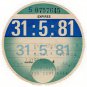 (I.B) GB Revenue : Car Tax Disc (Toyota Goods 1981)