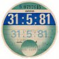 (I.B) GB Revenue : Car Tax Disc (Toyota Goods 1981)