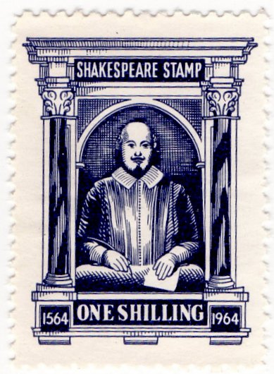 (I.B) Cinderella : Shakespeare Memorial Stamp 1/- (1964)