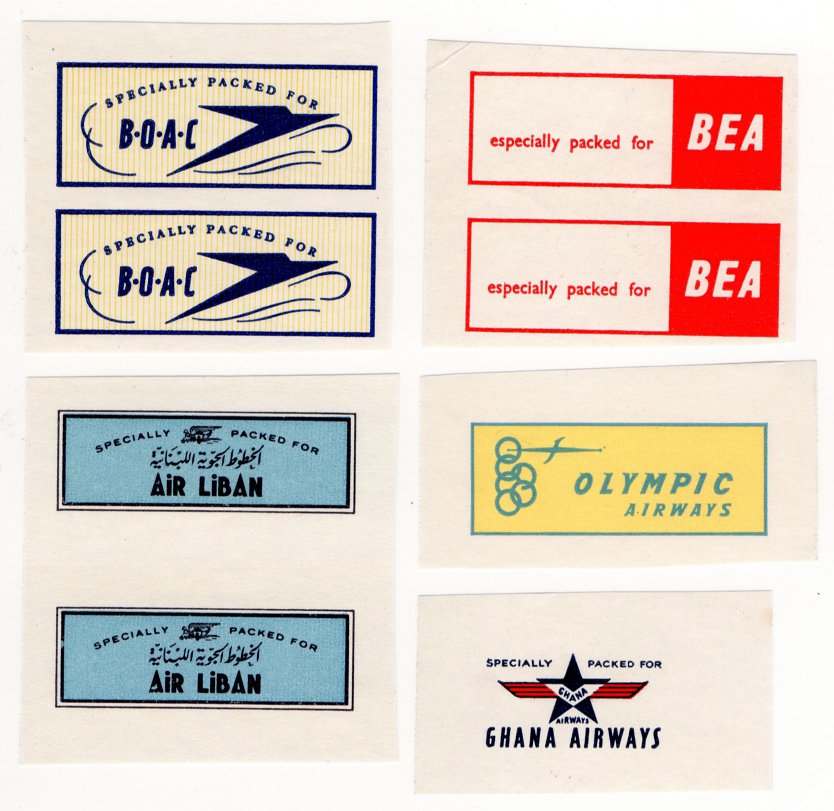 (I.B) Cinderella Collection : Airline Catering Labels